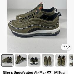Nike X Undefeated Airmax 97 Size 11