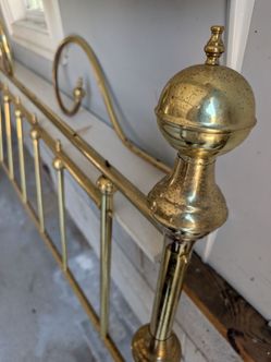Vintage Brass King Size Headboard