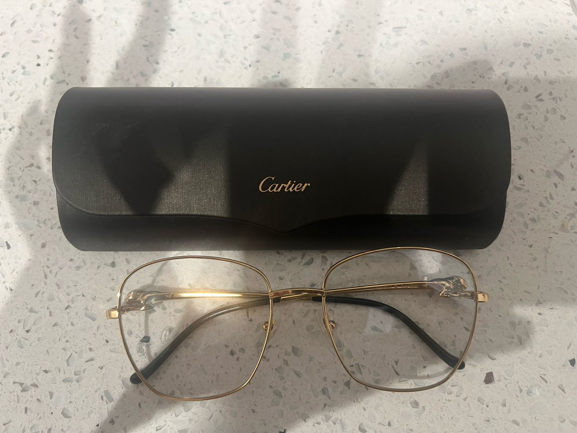 Cartier Gold Rimmed Glasses