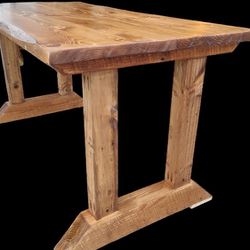 Handmade Reclaimed Wood Table With Live Edges