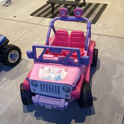 Power Wheels Disney Princess Jeep Wrangler Battery Powered
