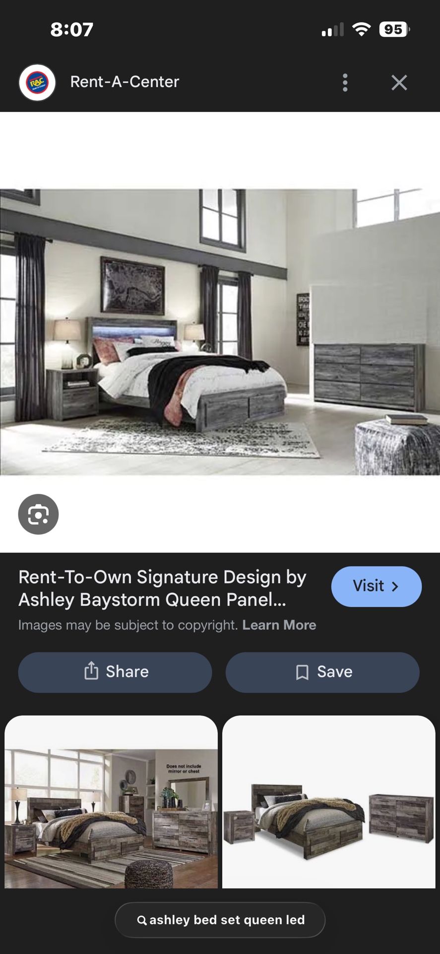 Queen Size Bed Set (mattress Included)