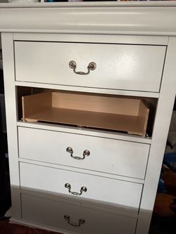 White dresser