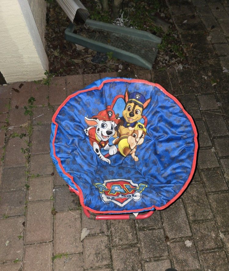 Foldable Toddler Paw Patrol Chair