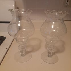 2 Princess House Candle Holders 