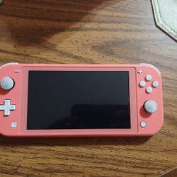 Pink Nitendo Switch