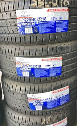 225 40 18 New Set Tires 