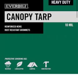 10 ft. x 20 ft. Heavy-Duty Canopy Tarp @B8-978