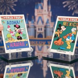 1991 Impel Disney World Tour "Luau Ladies" #191 & #194 "The Sombrero Stomp" Cards. This item is a 1991 Impel Disney World Tour "Luau Ladies" collector