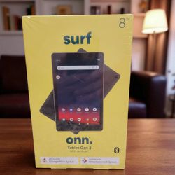 Brand new, factory sealed Onn 8" Tablet Gen 3 with Android.