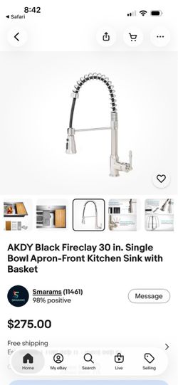 AKDY Kitchen Faucet with Spring Neck