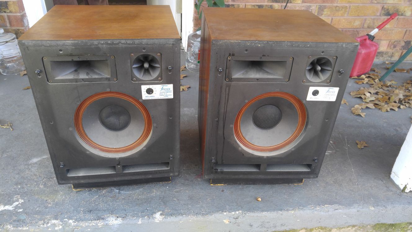 Frazier Concerto Vintage Speakers.