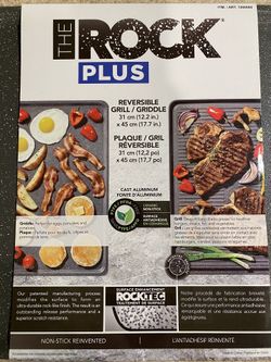 The rock top plus reversible grill