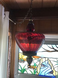 Red cherry hanging lamp