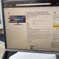 Samsung 34 Inch Ultrawide Monitor 