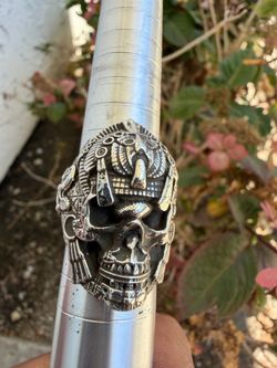 925 indian king ring