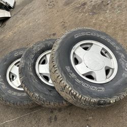 4 OBS Chevy K1500 16 Inch Rims 6x5.5 Saw Blades 88-1998 