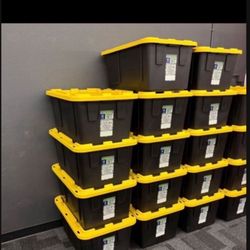 One Brand New Large Storage Container Box Bin Tote ($13/each - 26 Avail - 27 Gallon)