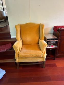Century wing back chair