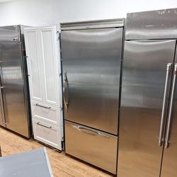 Viking Refrigerator, Electric Range And Dishwasher Appliances Set