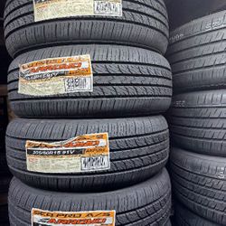 SET OF FOUR NEW TIRES 205/60/15 ARROYO ECO PRO A/S, INCLUDING MOUNT AND BALANCE, ASK ME FOR ANY SIZE OR BRAND 