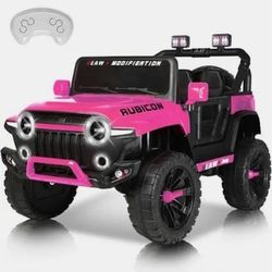 pink Jeep Ride On 