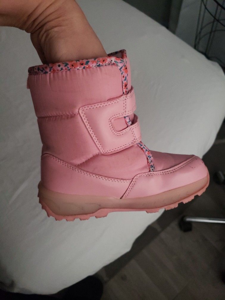 Snow Boots Girl Size 12 With Light