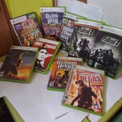 XBOX 360 GAMES  9 Pc 
