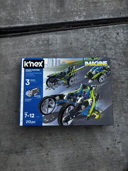 K’nex road fighters building set with motor 213 pieces New in Box NIB