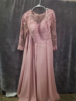 Dusty pink dress