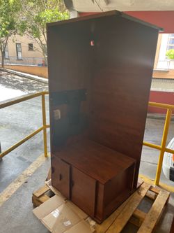 Large wooden desk