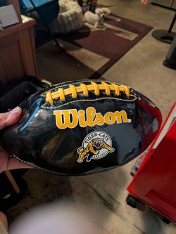 Wilson collectible football Hamilton Tigercats 2014 inaugural season Tim Hortons field giveaway 🏈