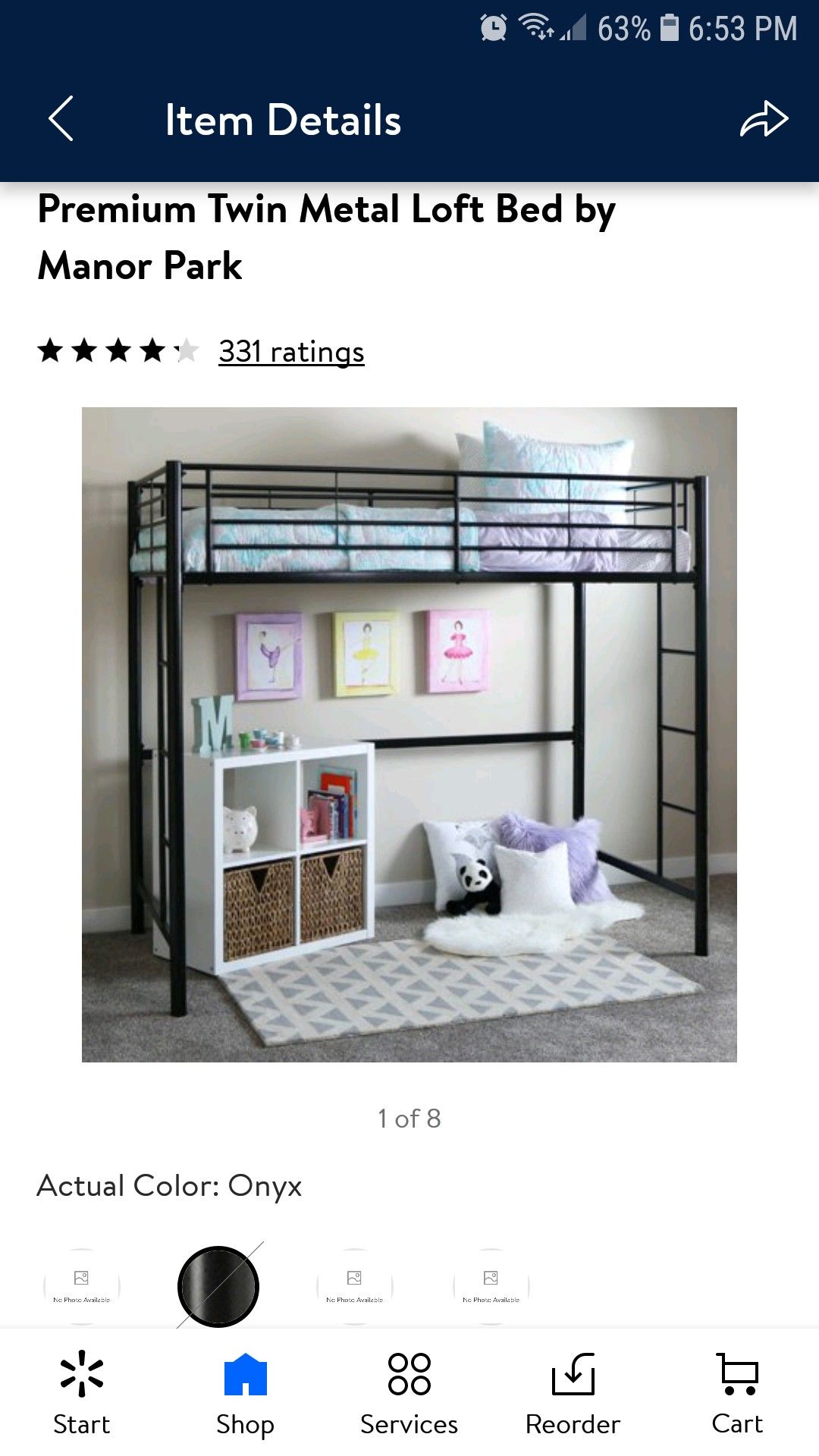 Premium Twin Metal Loft Bed