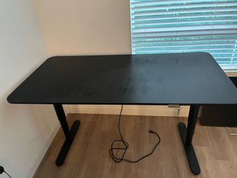 Large Black IKEA Stand-Up Desk
