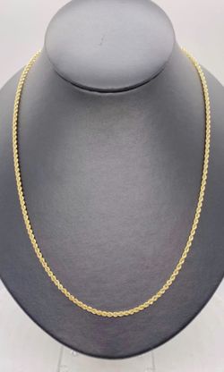 14kyg 2.3 mm hollow light chain 2.0 grams, length 20"