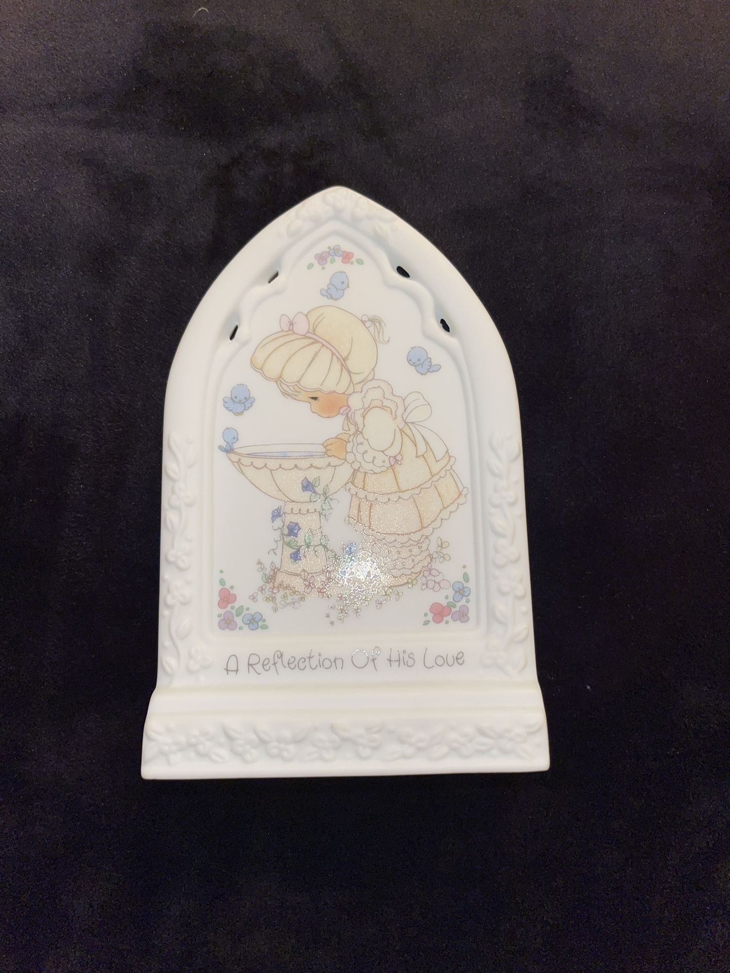 Precious Moments “Bible Blessings “ Girl With Duckling Plaque