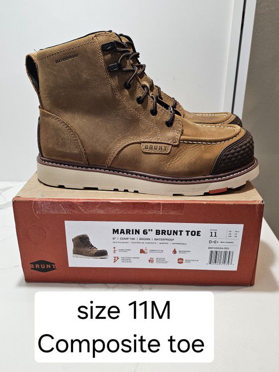 Brunt  Composite Toe Work Boots Size 11
