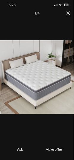 Brand new 12 inch memory foam queen mattress