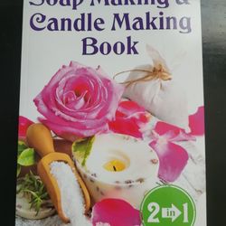 paperback book Soap Making & Candle Making Book: Step by Step Guide to Do-It-Yourself Soaps and Candles by Olivia Garden. 