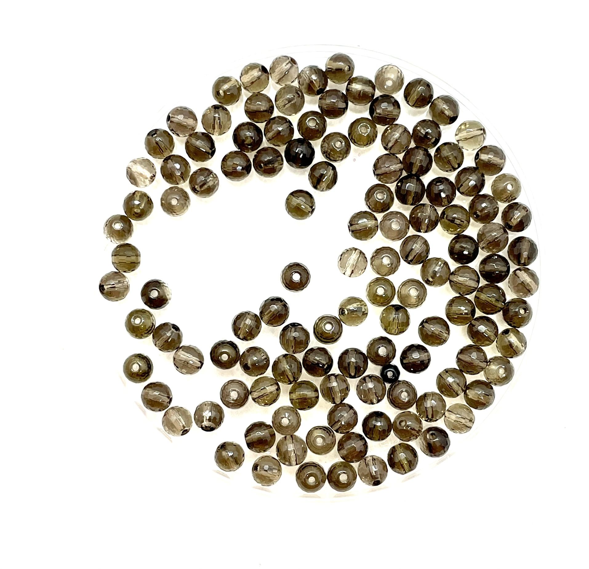 Lot Of 6mm Faceted Topaz Beads