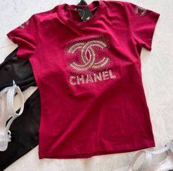 Ladies Burgundy T-Shirt