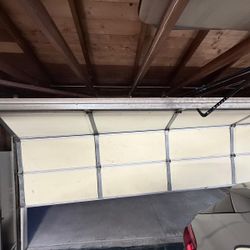 Garage Door Broken Spring Opener Off Track Replace Adjustment And Parts 