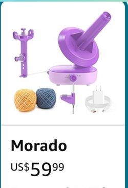 Caydo Enrollador de hilo, bobinador eléctrico de bolas Pro, enrollador automático grande de hilo de 10 onzas para ganchillo, bobinador de hilo de dobl