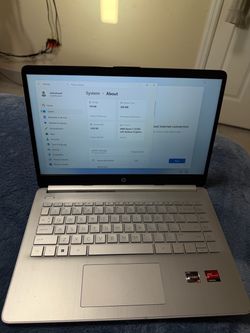 HP 14” Laptop Ryzen 3 – 4GB RAM – 128GB – Windows 11