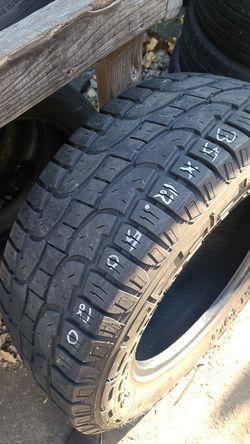 35x12.5-20 (1) HIGH tread all season used tires FREE installation CROSSWING BRAND