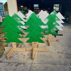 Wood Christmas Trees