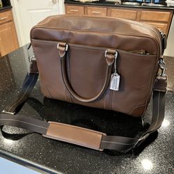 Coach Men’s Leather Briefcase 