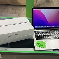 MacBook Pro 2015 13” Intel Core i5 8GB Ram 128GB SSD, macOS Monterey , Box and Charger. 