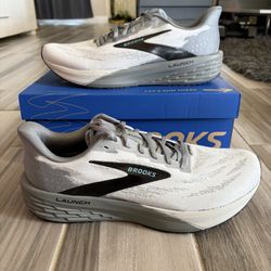 Men's Brooks Launch 11 Running Shoes - Oyster Gray Blue - Size 11