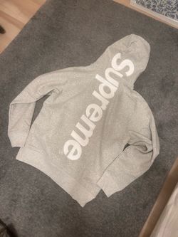 Supreme Satin Appliqué Hooded Sweatshirt